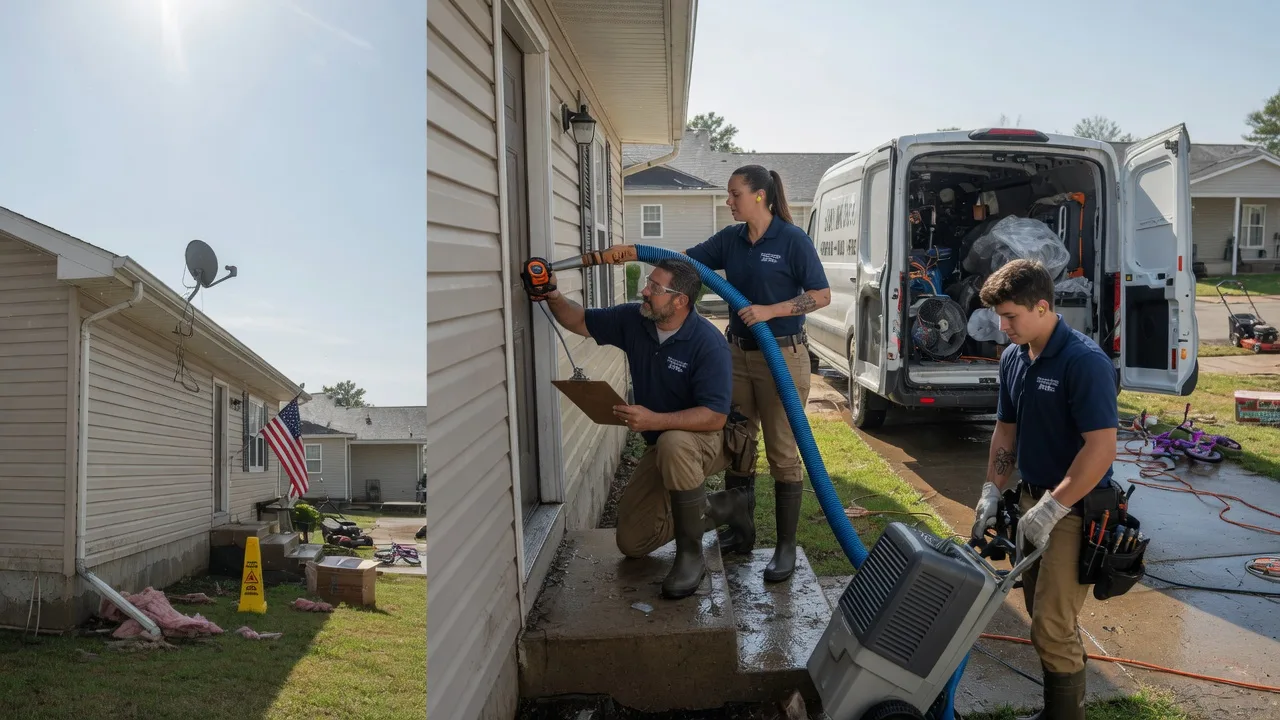 Ceiling Water Damage Restoration in Shade, OH near me